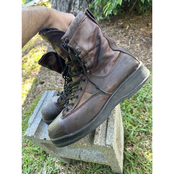 Belleville 330 ST Boots Damaged Steel Toe Brown Leather Tactical Mens 10.5 R main image 13
